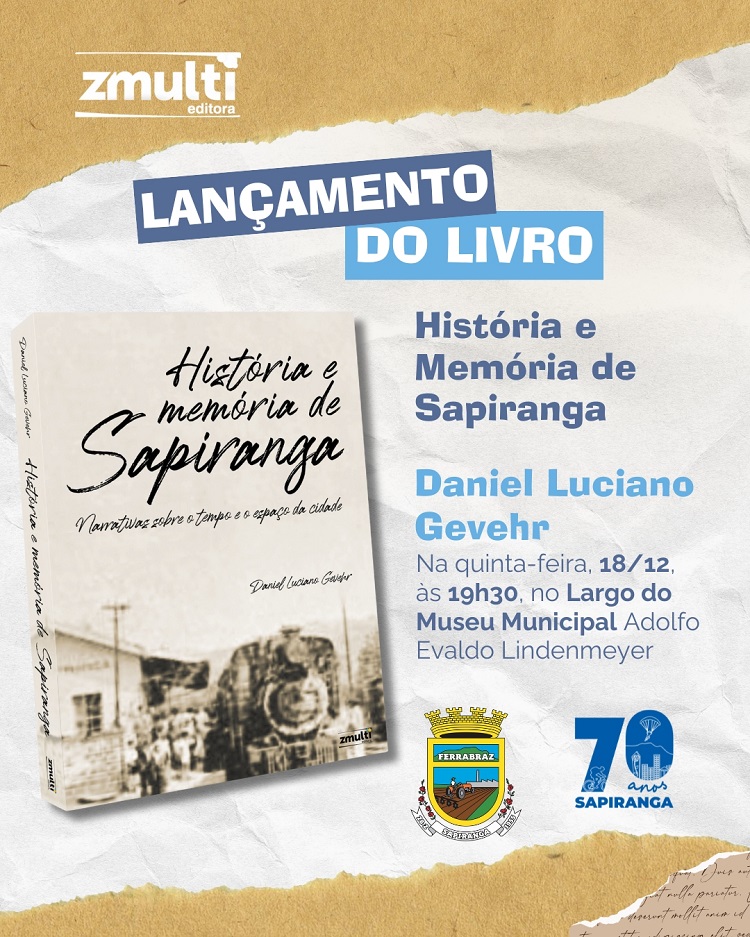 História e memória de Sapiranga em livro
