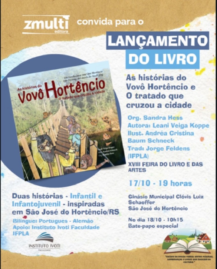 Vovô Hortêncio tem lançamento em SJH