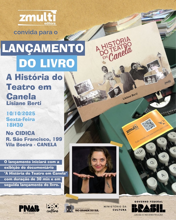 História do teatro de Canela em livro