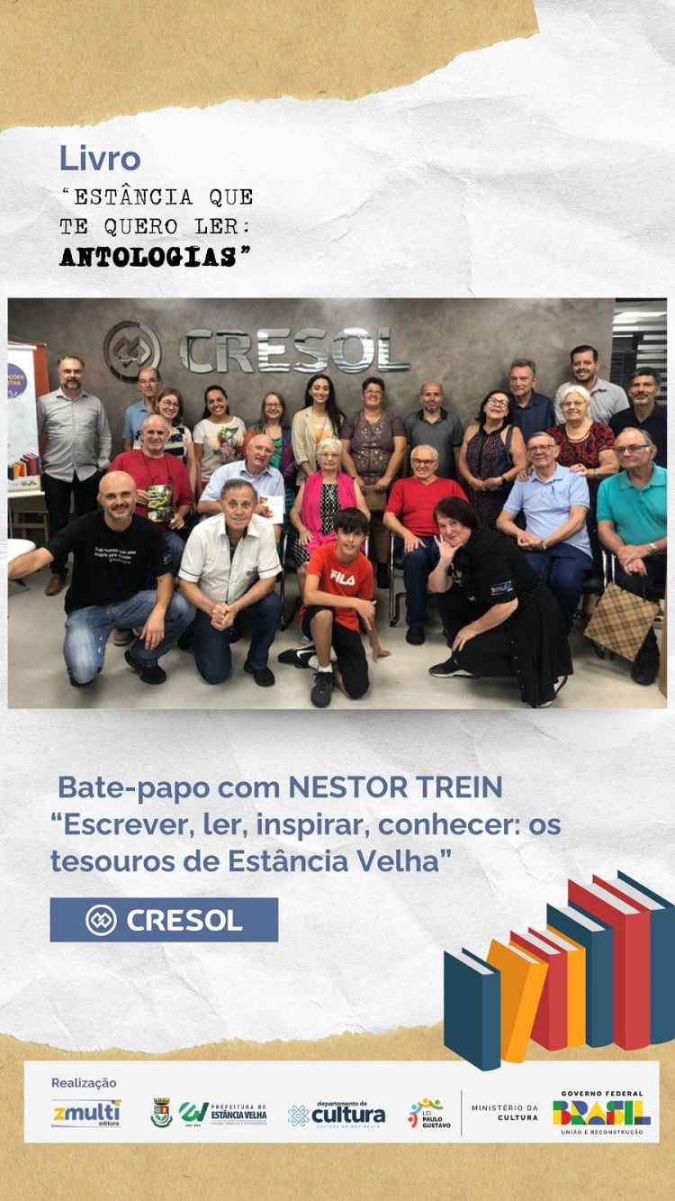 Nestor Trein e "Estância Velha que te quero ler: antologias"