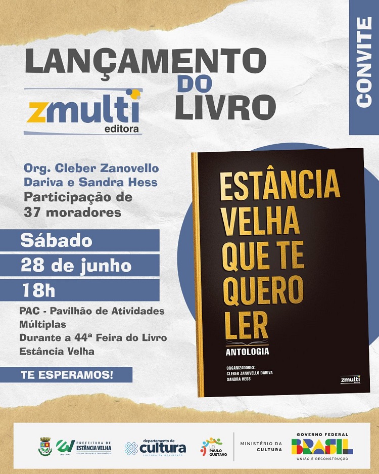 Estância Velha ganha antologia