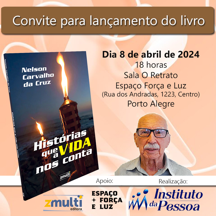 Nelson Carvalho da Cruz lança livro