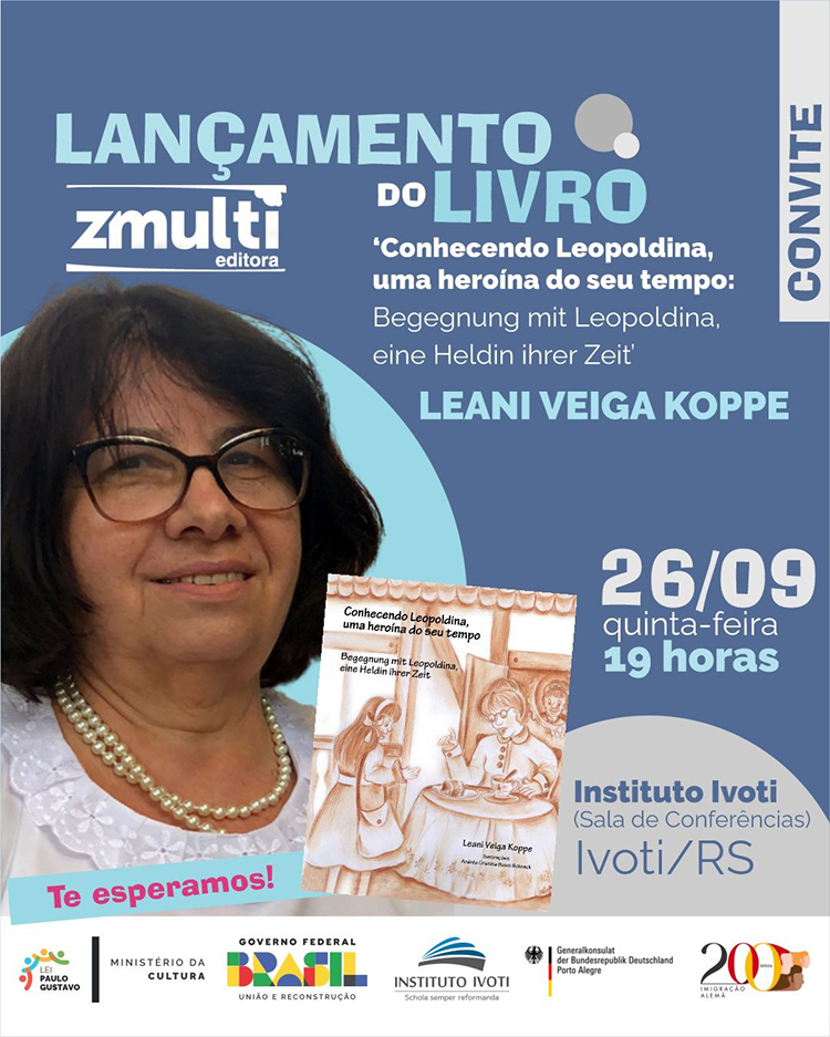 Livro bilíngue apresenta D. Leopoldina